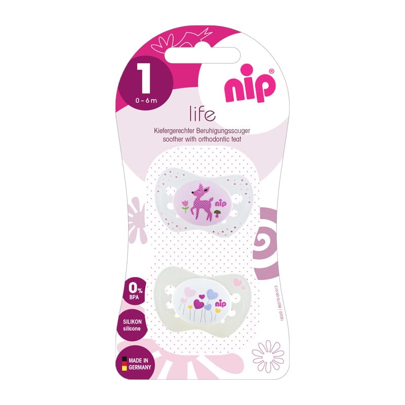 Ty ngậm silicon Life NIP31301 ( từ 0 đến 6 tháng )-SX ĐỨC