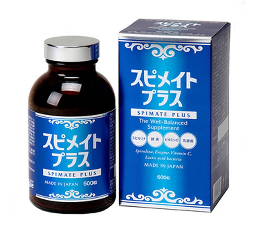 Tảo Spirulina Spimate Plus 600 Viên 120g