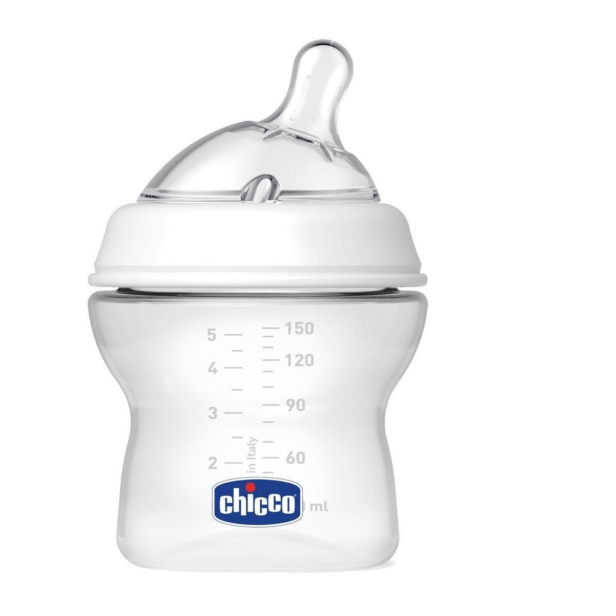 Bình sữa núm nghiêng Pisa Natural Feeling 0M+ Chicco 150ml 115285