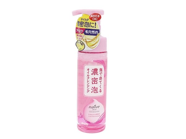 Dầu Rửa Mặt Tẩy Trang Dạng Bọt Kracie Naive 200ml