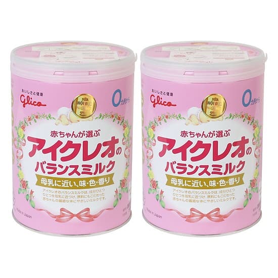Combo 2 Sữa Bột Công Thức Glico Icreo Balance Milk Số 0 800g