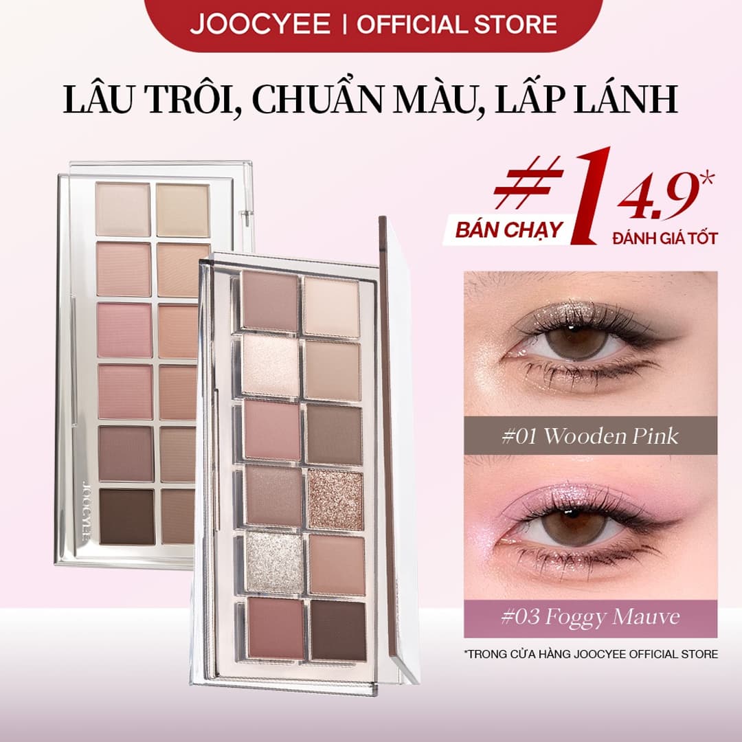 Bảng Phấn Mắt Joocyee 12 Ô 14g