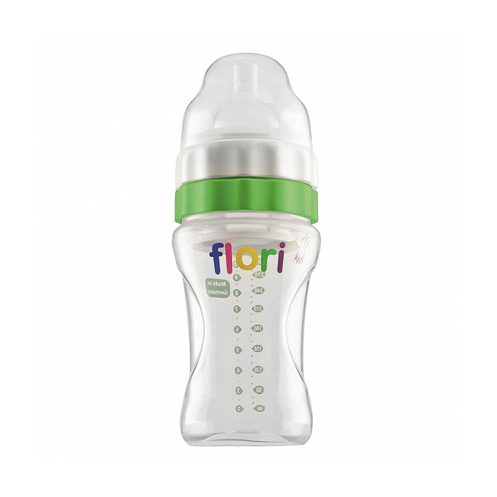Bình Sữa Flori 300ml (Xanh Lá Cây)