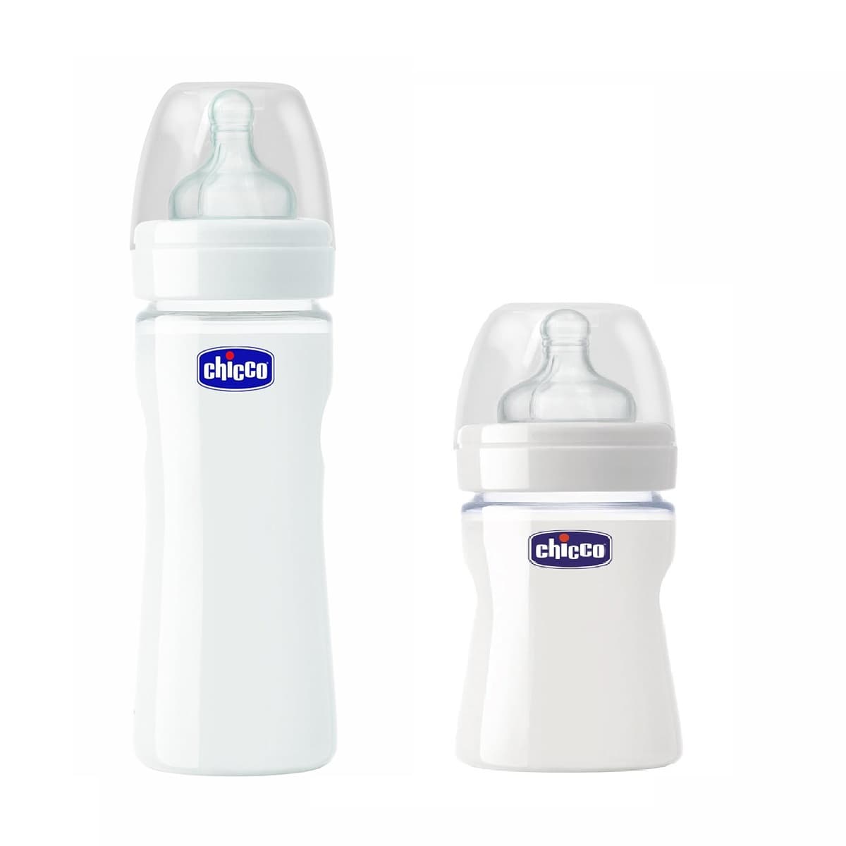 Bình Sữa Thủy Tinh Tự Nhiên Chicco Núm Silicone