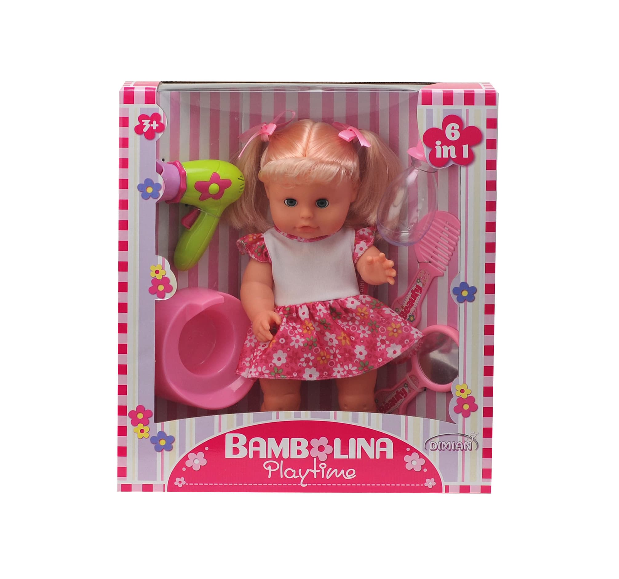 Bộ 6 Trong 1 Búp Bê (30cm) Kèm Phụ Kiện Bambolina