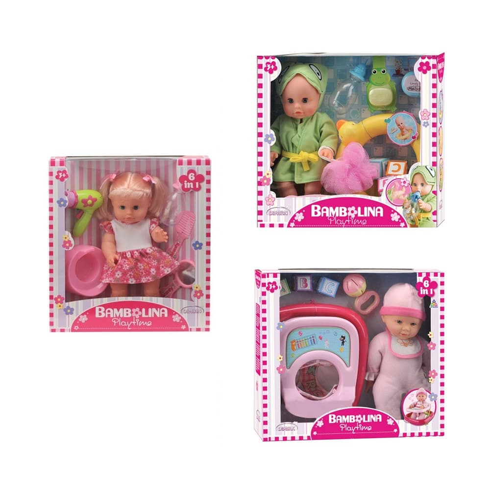 Bộ Búp Bê 6 Trong 1 Bambolina (30cm)