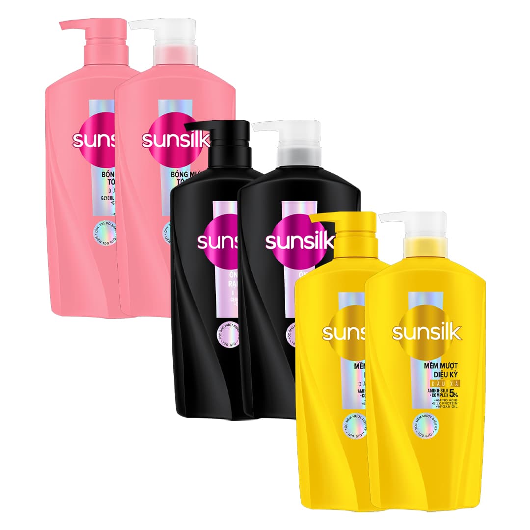 Bộ Gội Xả Sunsilk 600gx2
