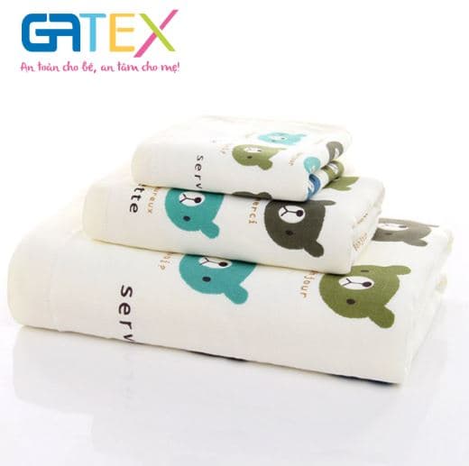 Khăn Cotton 2 Lớp 25x25cm