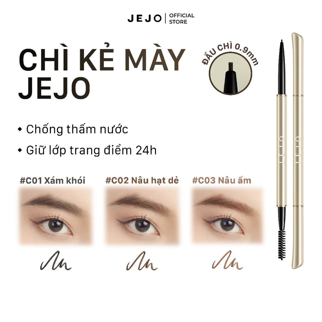 Chì Kẻ Mày Jejo Không Thấm Nước 0.02g