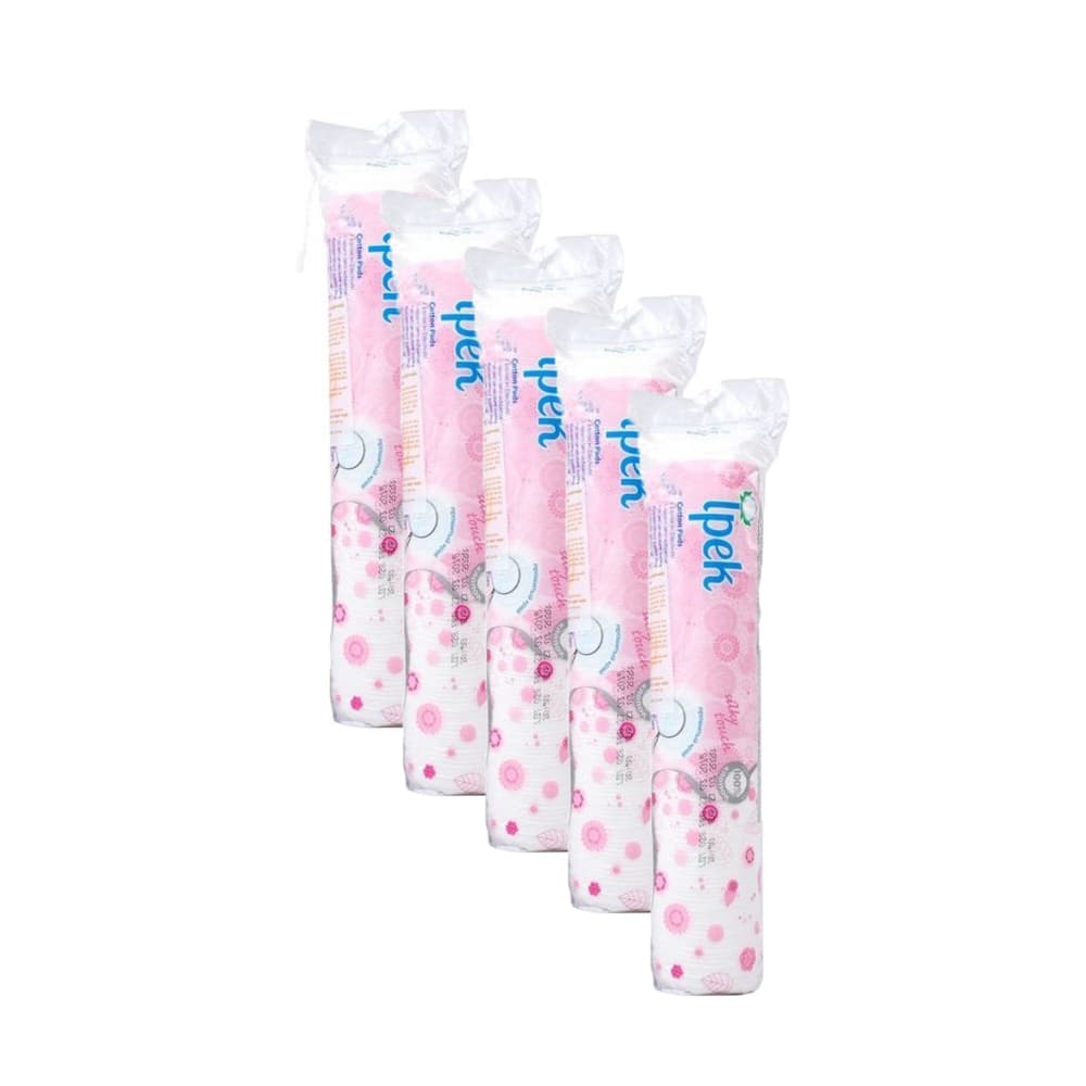 Combo 5 Bông Tẩy Trang Ipek 130 Miếng