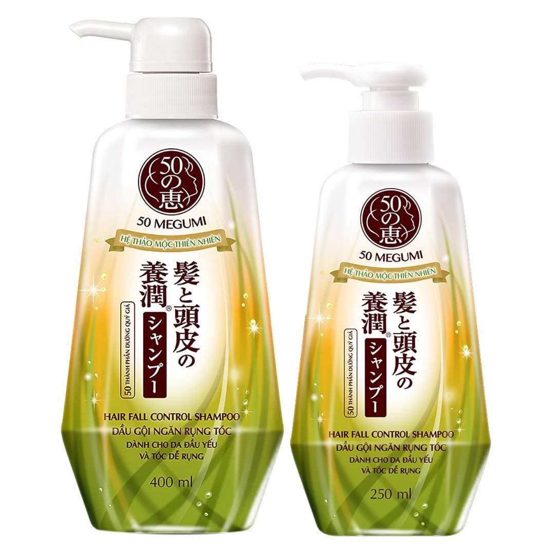Dầu Gội 50 Megumi Ngăn Ngừa Rụng Tóc Cho Tóc Yếu