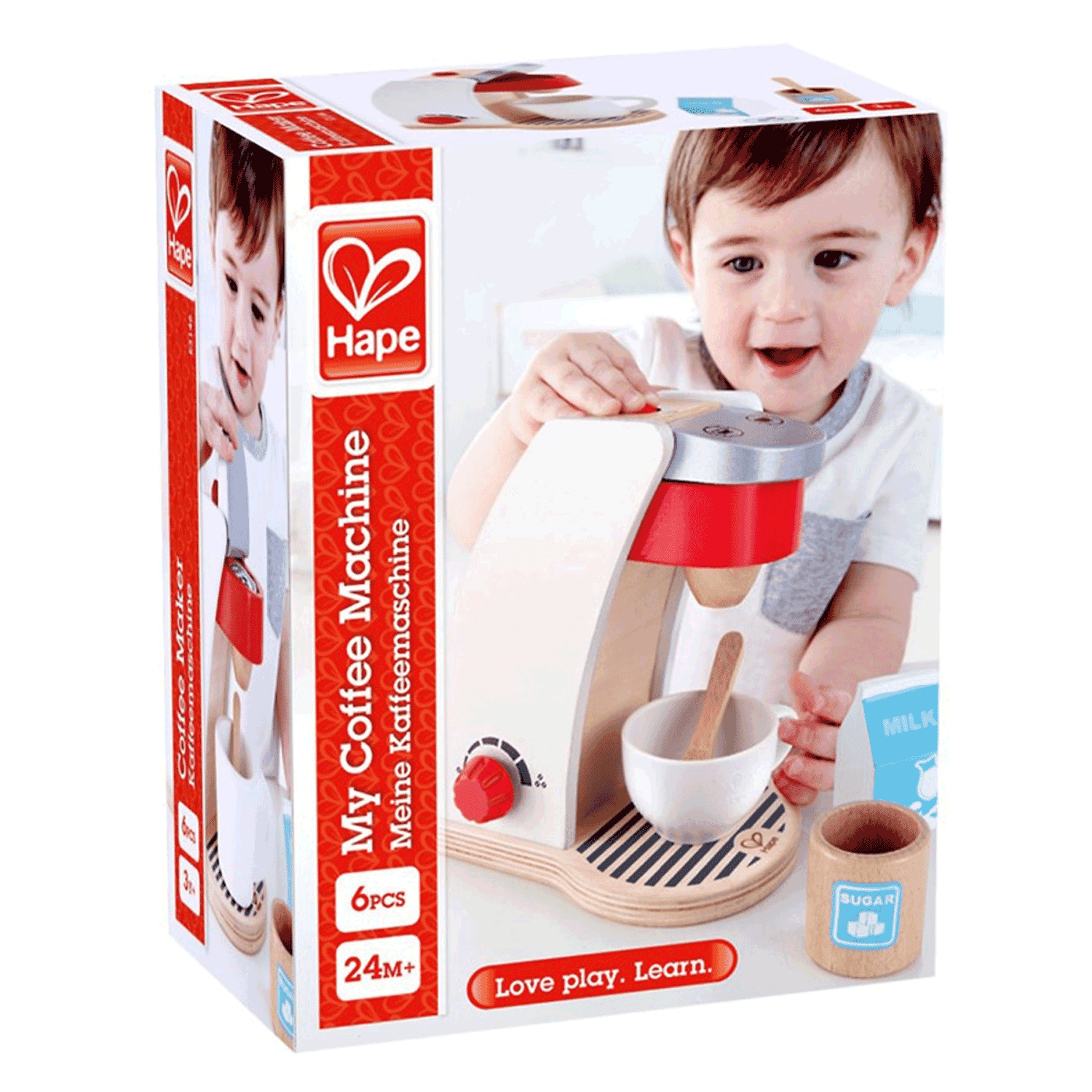Đồ Chơi Máy Pha Cafe Hape Màu Trắng
