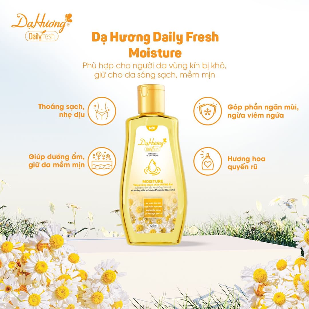 Dung Dịch Vệ Sinh Phụ Nữ Dạ Hương Dưỡng Ẩm