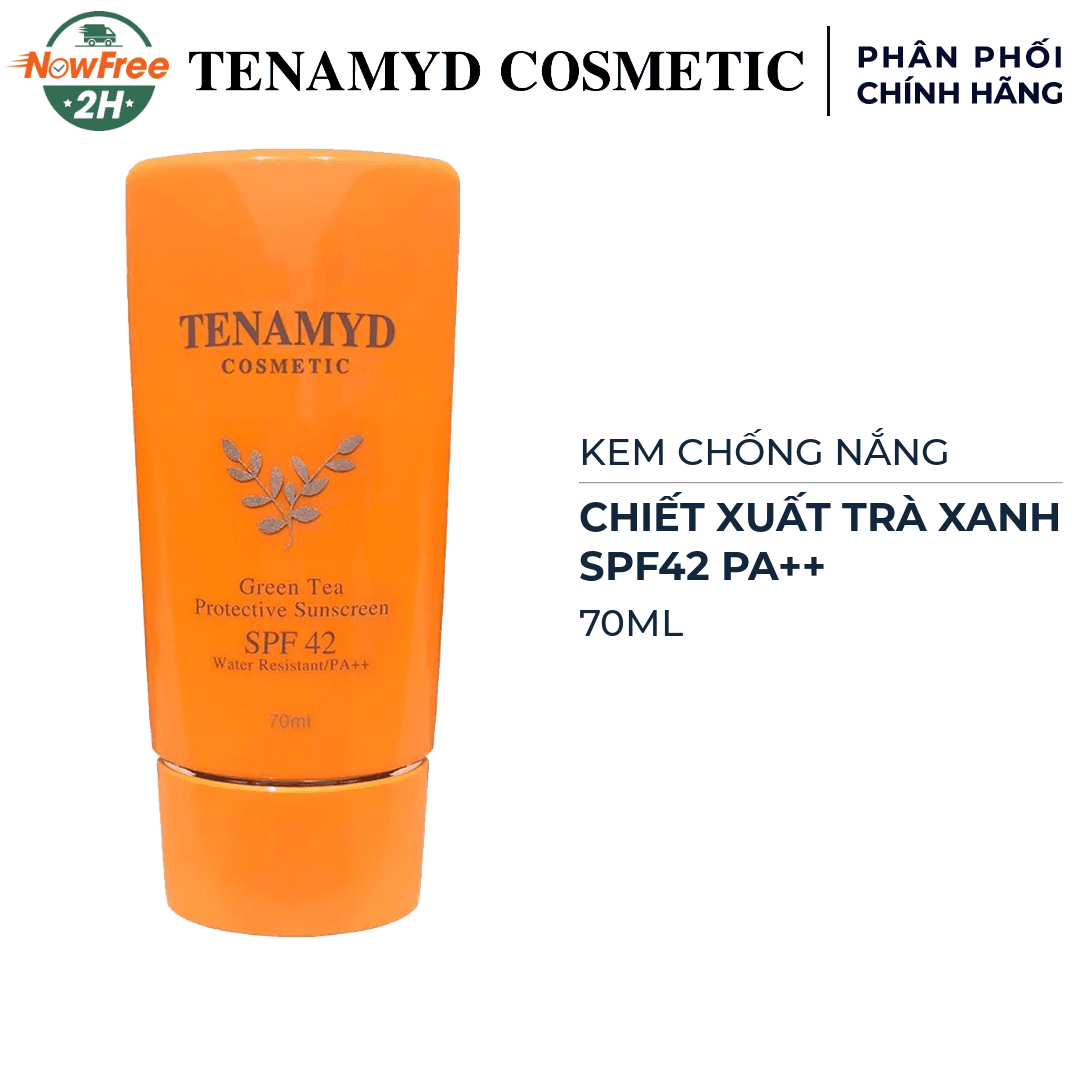 Kem Chống Nắng Tenamyd Chiết Xuất Trà Xanh SPF42/PA++ 70ml