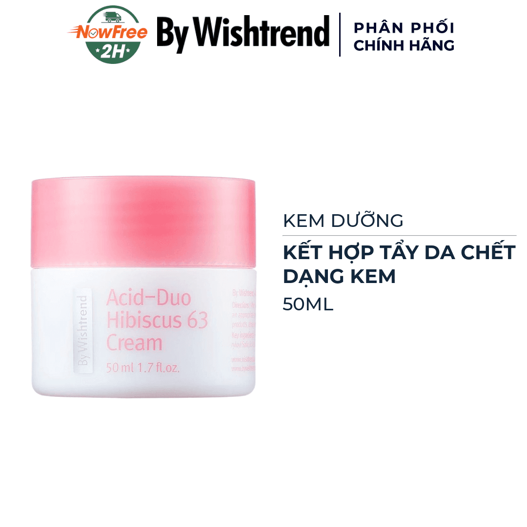 Kem Dưỡng By Wishtrend Kết Hợp Tẩy Da Chết Dạng Kem 50ml