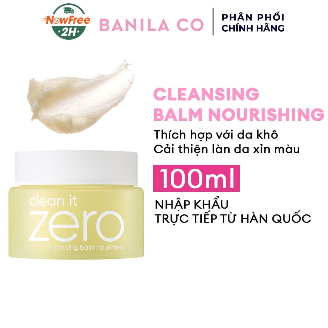 Sáp Tẩy Trang Banila Co Nourishing Cho Da Khô 100ml