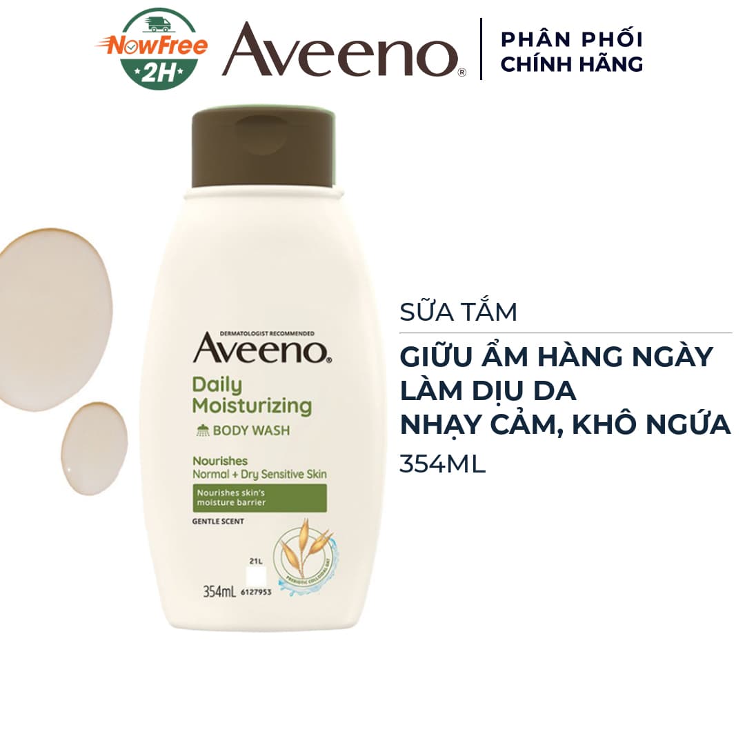 Sữa Tắm Aveeno Dưỡng Ẩm Hàng Ngày 354ml