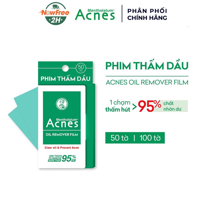 Phim Thấm Dầu Acnes Oil Remover Film 50 Tờ