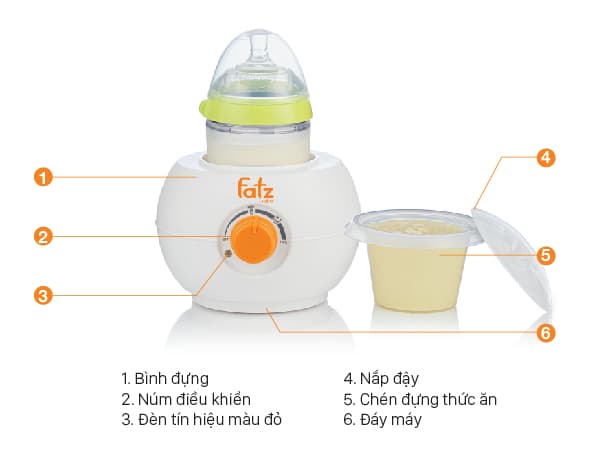 Máy Hâm Sữa Bình Cổ Siêu Rộng(FB3027SL)