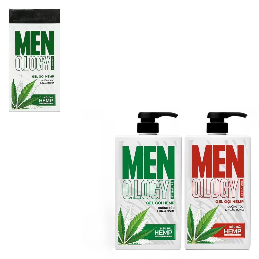 Gel Gội MEN.O.LOGY Hemp Dưỡng Tóc