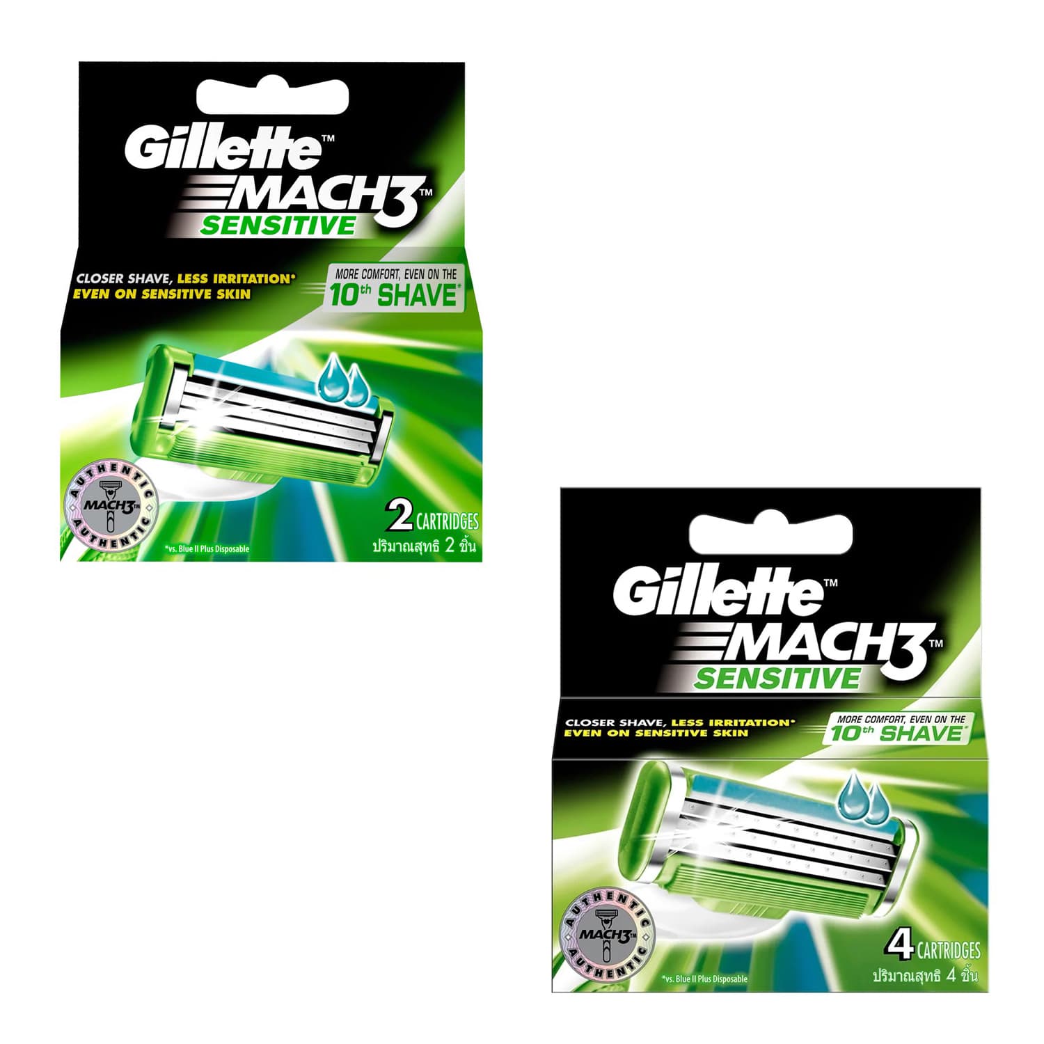 Dao Cạo Râu Gillette Mach3 Sensitive