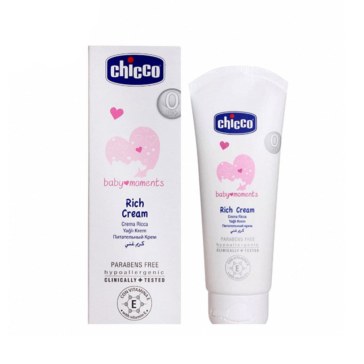 Kem Dưỡng Ẩm Chicco Chứa Omega Và Vitamin E 100ml