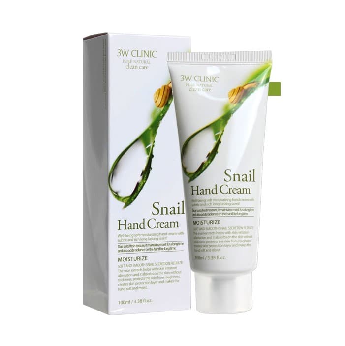 Kem Dưỡng Da Tay 3W Clinic Ốc Sên 100ml