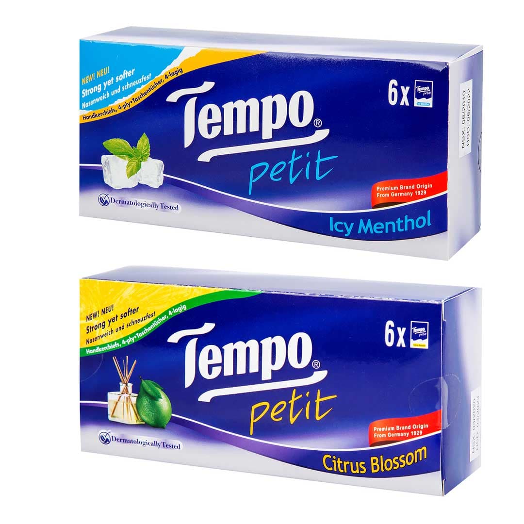 Khăn Giấy Tempo Petit 6 Gói (4 Lớp)
