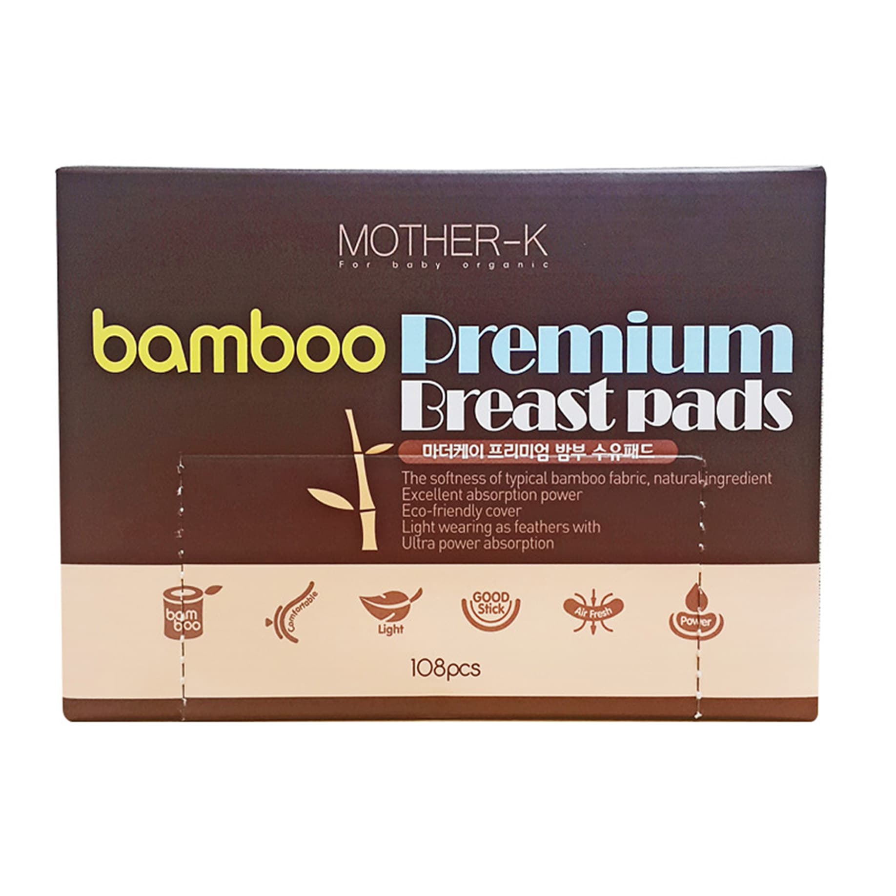 Lót Thấm Sữa Sợi Tre Mother-k (108c)
