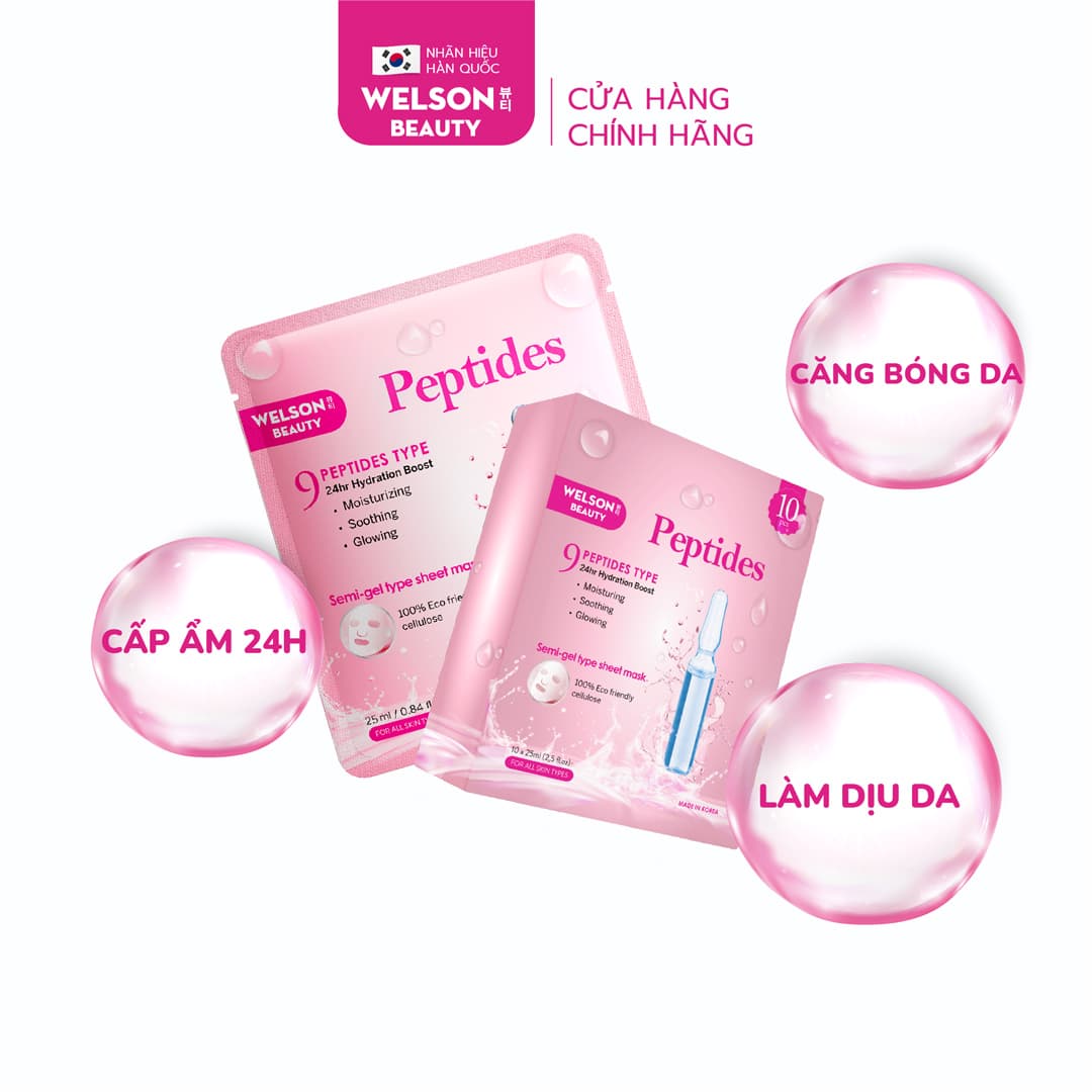 Mặt Nạ Welson Beauty Dưỡng Ẩm Căng Bóng