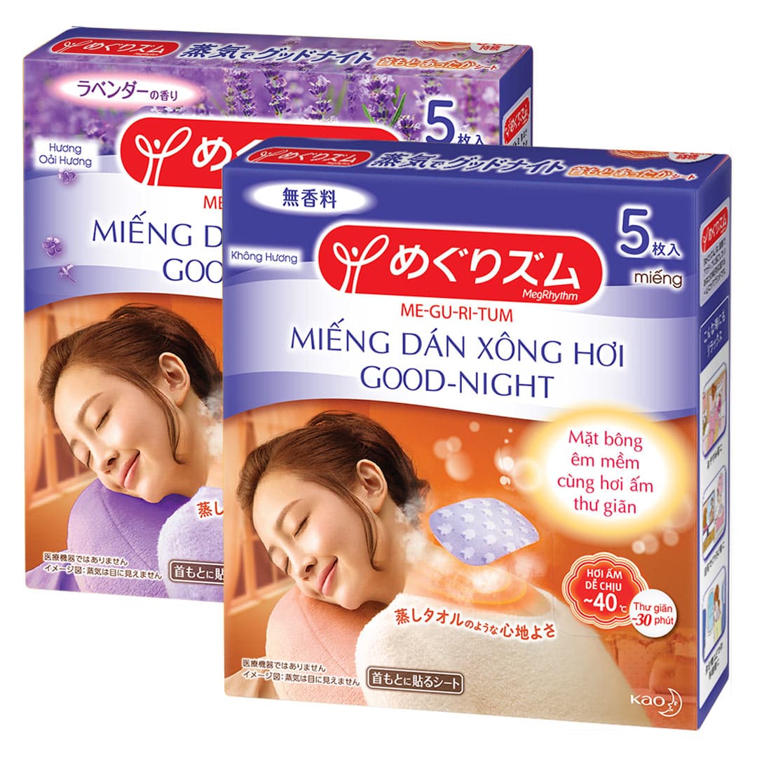 Miếng Dán Xông Hơi MegRhythm Good-Night 5 Miếng