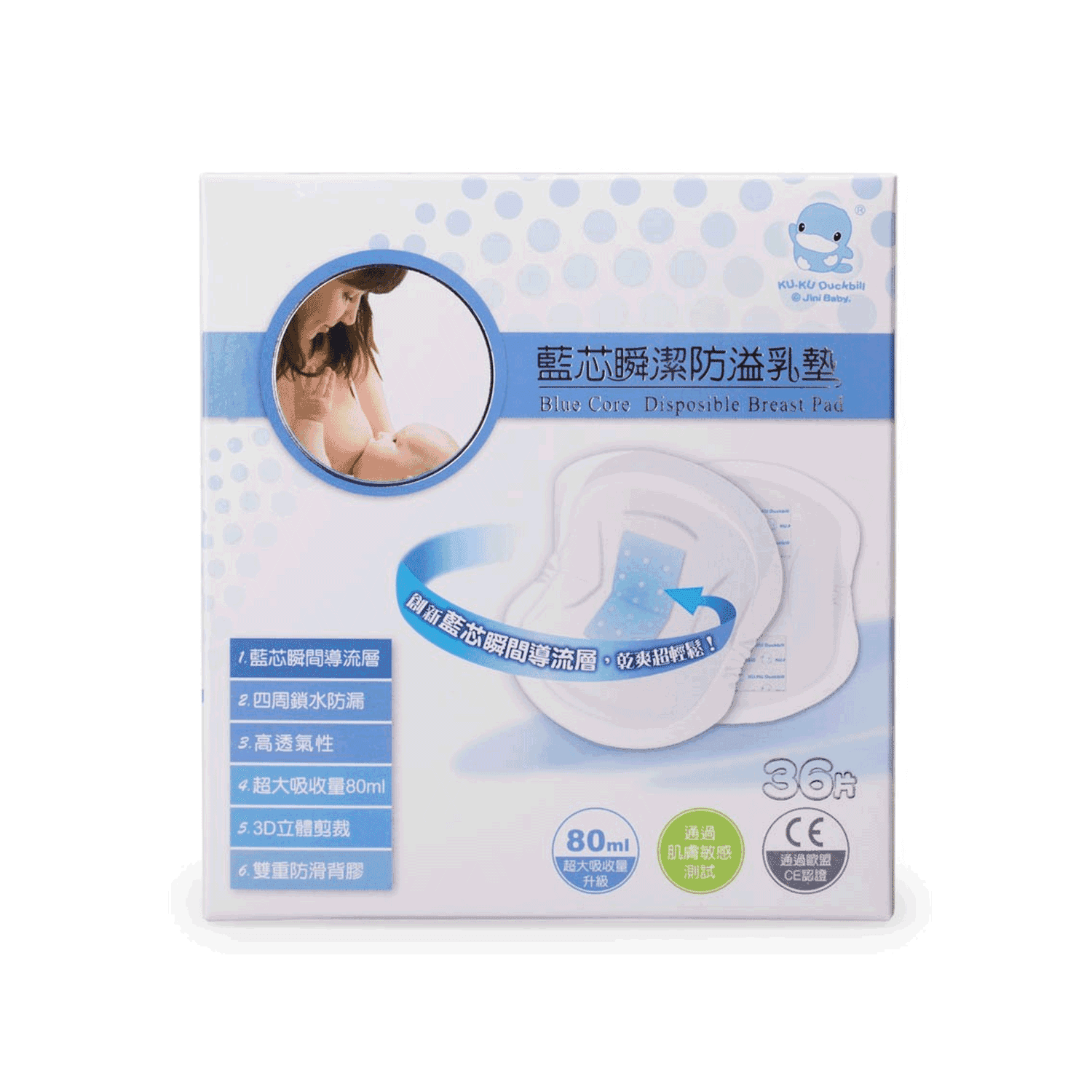 Miếng Lót Thấm Sữa Ku5460 (36 miếng/hộp)