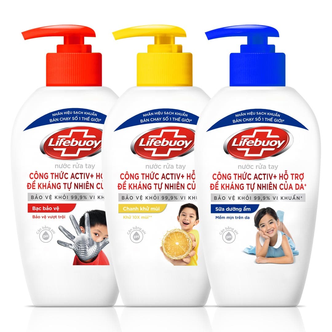 Nước Rửa Tay Lifebuoy Công Thức Activ+