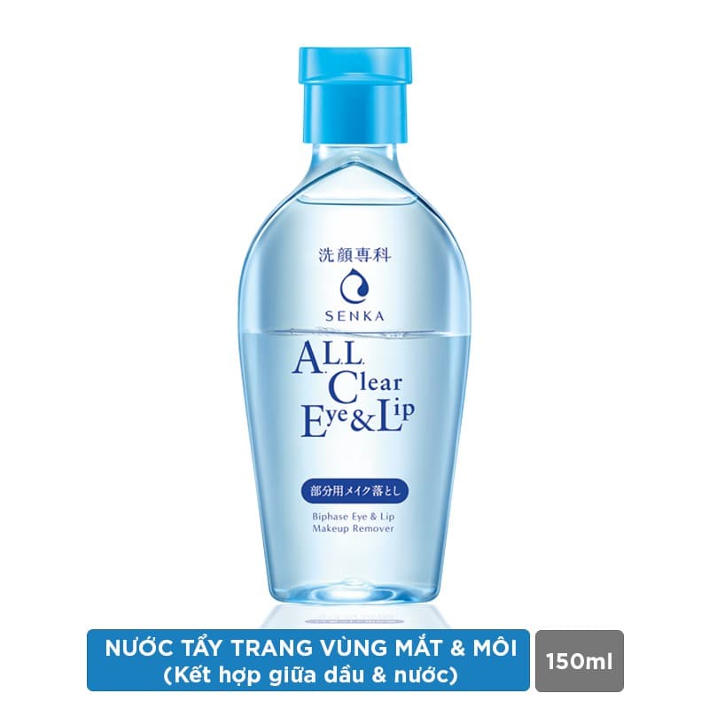 Nước Tẩy Trang Mắt Môi SENKA 150ml
