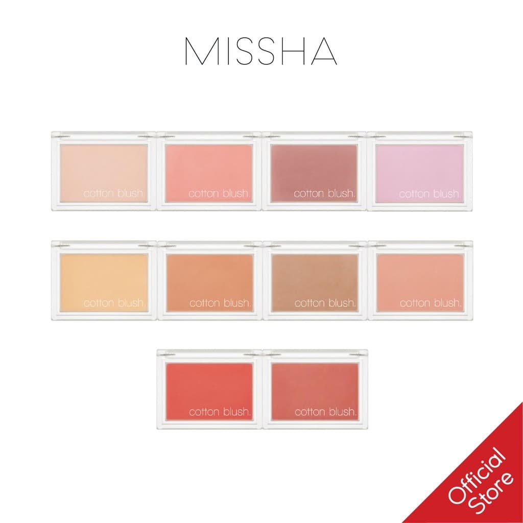Phấn Má Hồng Missha Cotton Blush 4g
