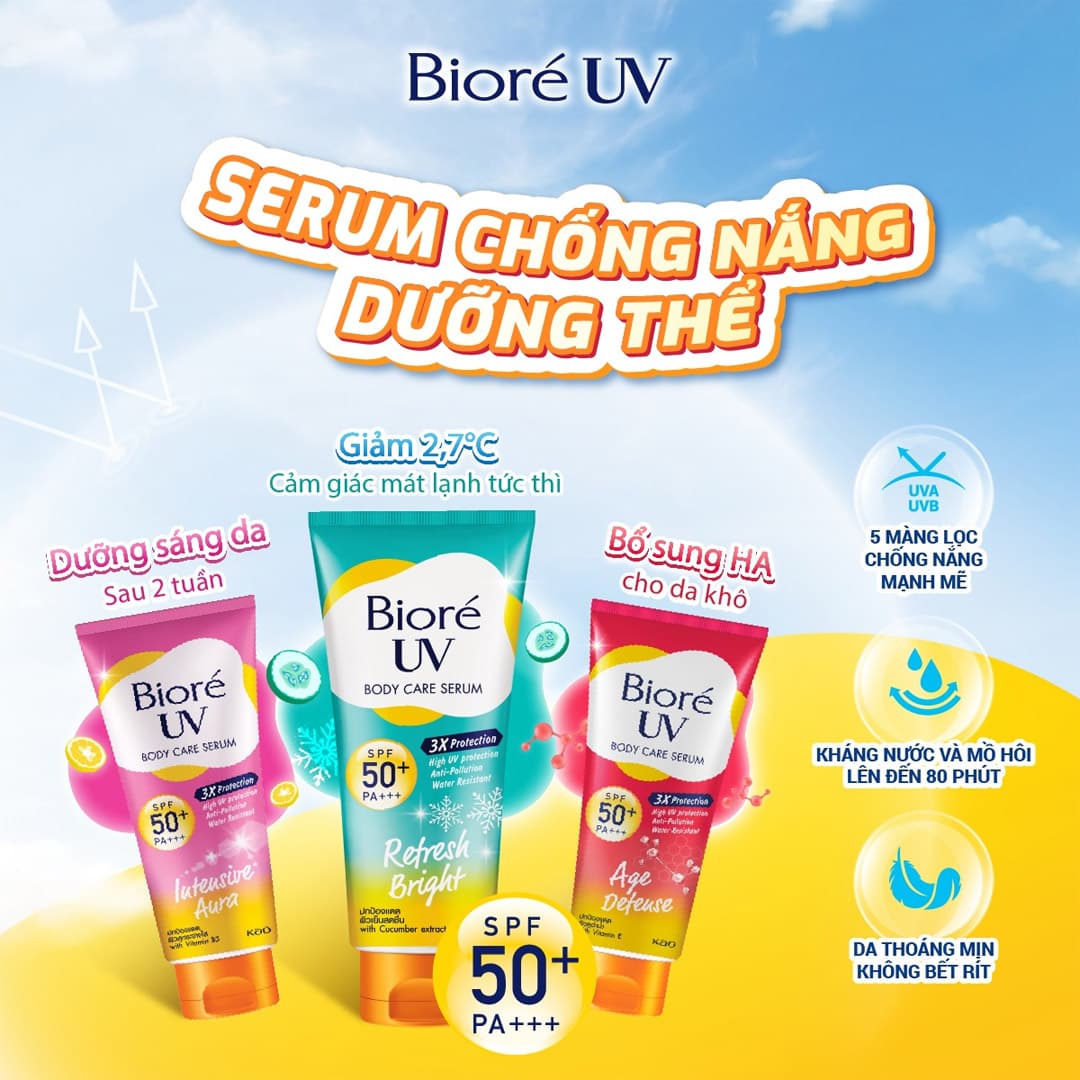 Serum Chống Nắng Dưỡng Thể Bioré