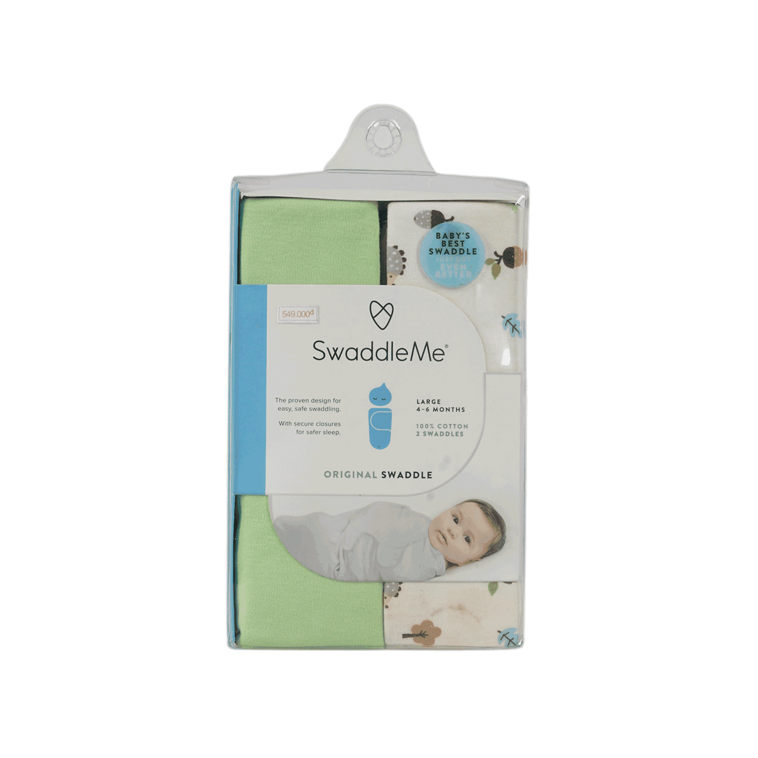 Set 2 Chăn Quấn Woodland/Sage Summer Size L