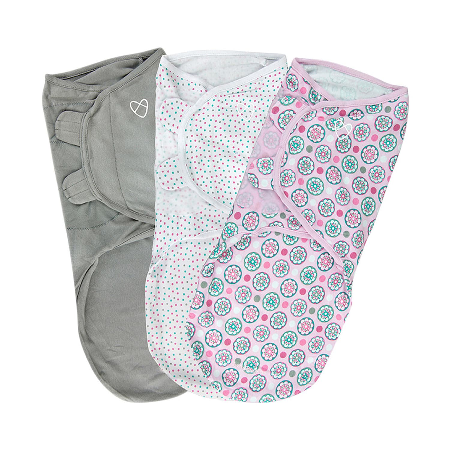 Set 3 Chăn Quấn Hình Hoa SwaddleMe Summer Size L