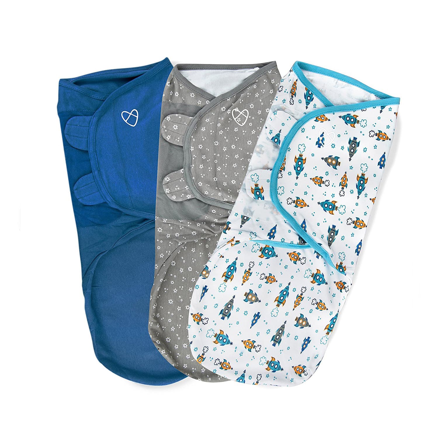 Set 3 Chăn Quấn SwaddleMe Superstar Boy Summer Size L