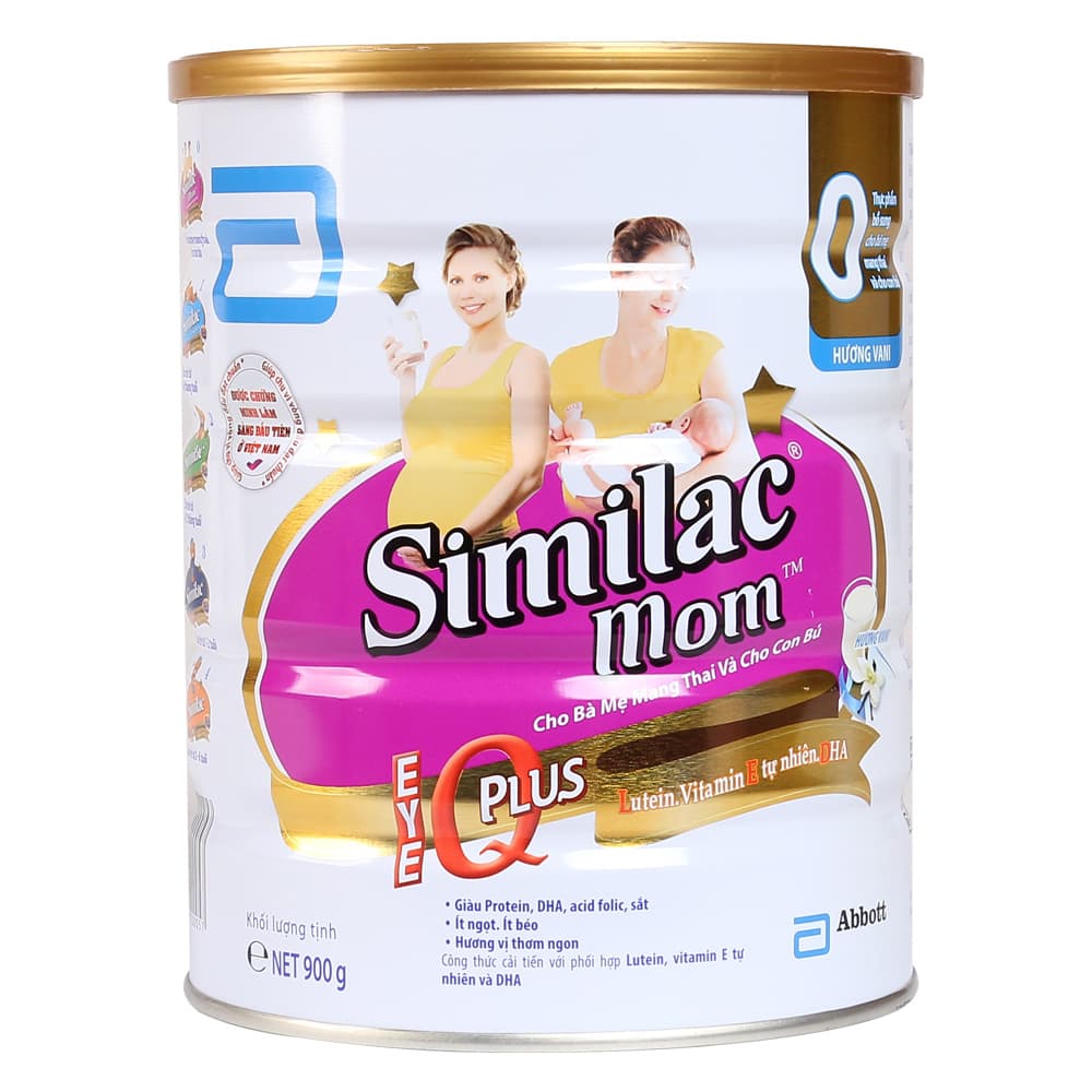 Sữa Similac Mom IQ Plus hương vani 900g