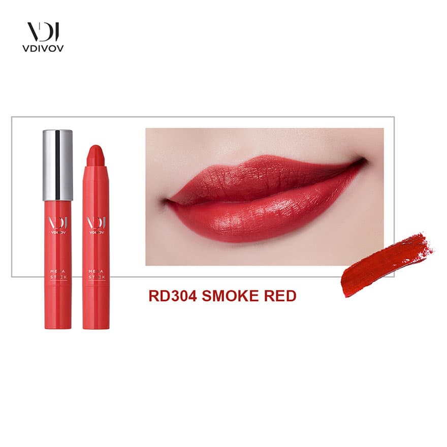 Son Bút Chì VDIVOV RD304 Smoke Red 2.5g