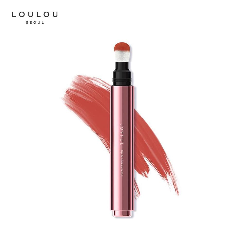 Son Kem Loulou Dạng Bấm 07 Joyful Màu Hồng Đất 2.2g