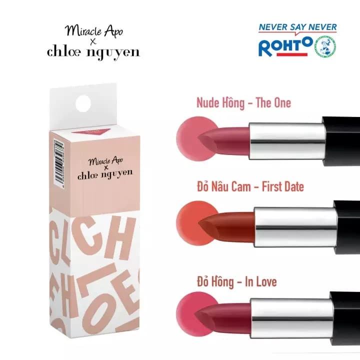 Son Thỏi Miracle Apo x Chloe Nguyễn 4g