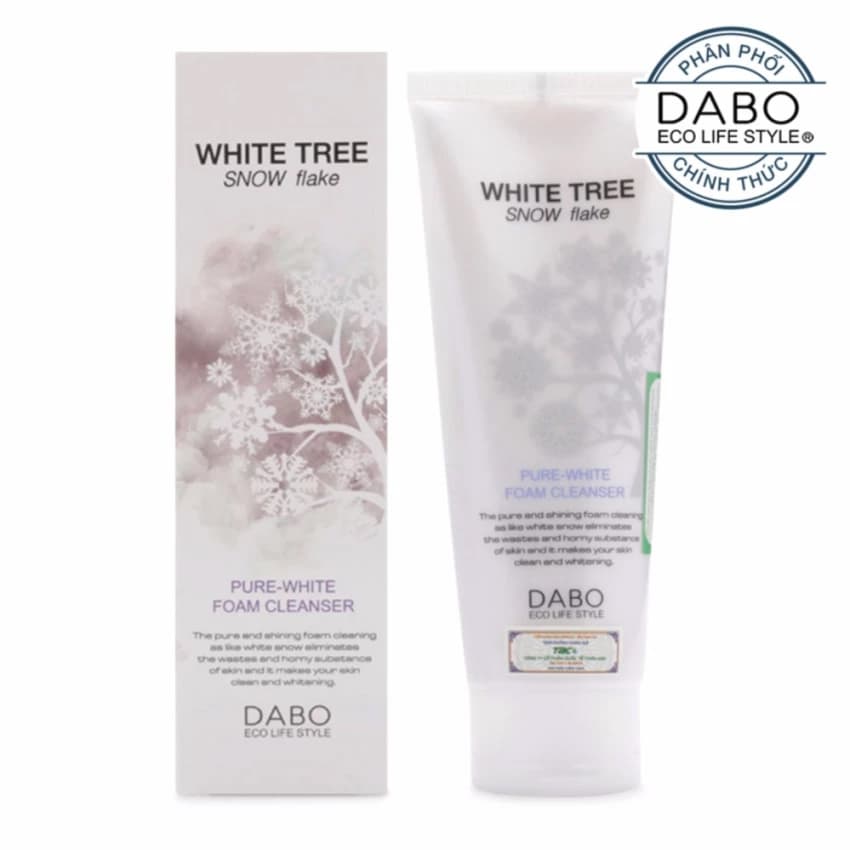 Sữa Rửa Mặt Dabo Tinh Chất Cây Tuyết Trắng 150ml