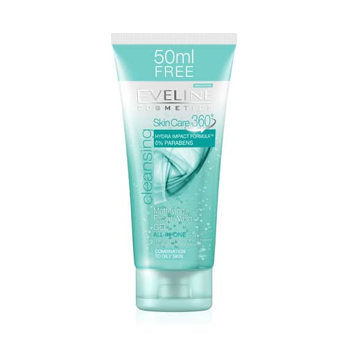 Sữa Rửa Mặt Eveline Cho Da Dầu, Hỗn Hợp 200ml