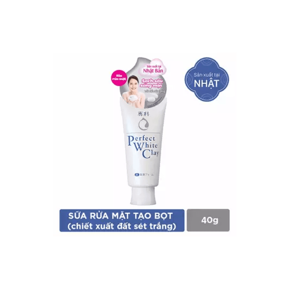 Sữa Rửa Mặt Perfect White Clay 40ml