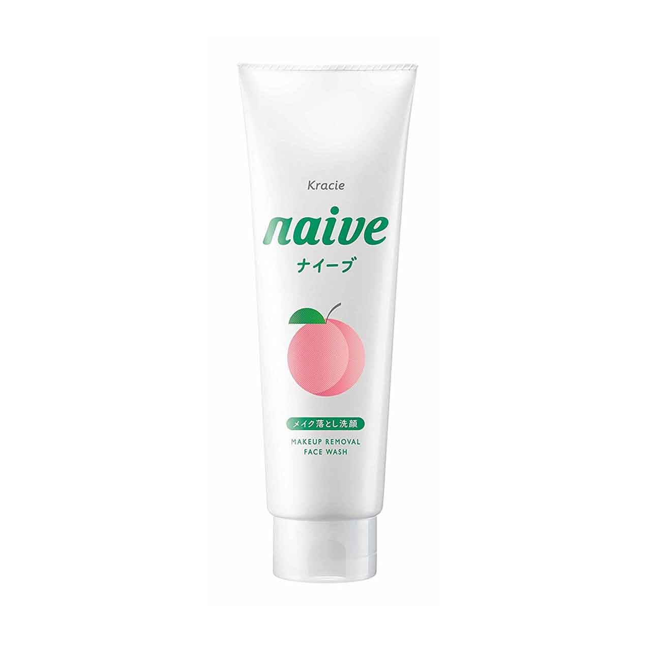 Sữa Rửa Mặt Tẩy Trang Lá Đào Kracie Naive 200g