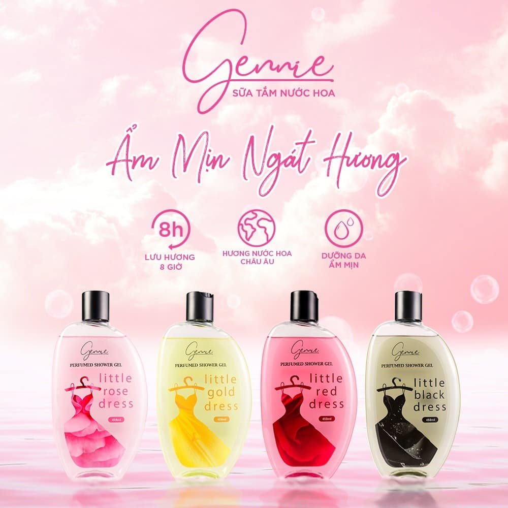 Sữa Tắm Nước Hoa Nữ Gennie 450ml