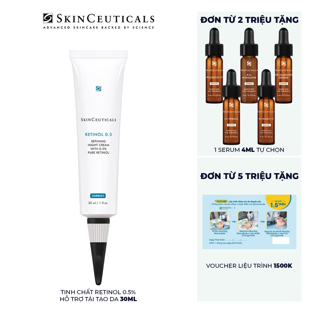 Tinh Chất SkinCeuticals Retinol 0.5% Hỗ Trợ Tái Tạo Da 30ml