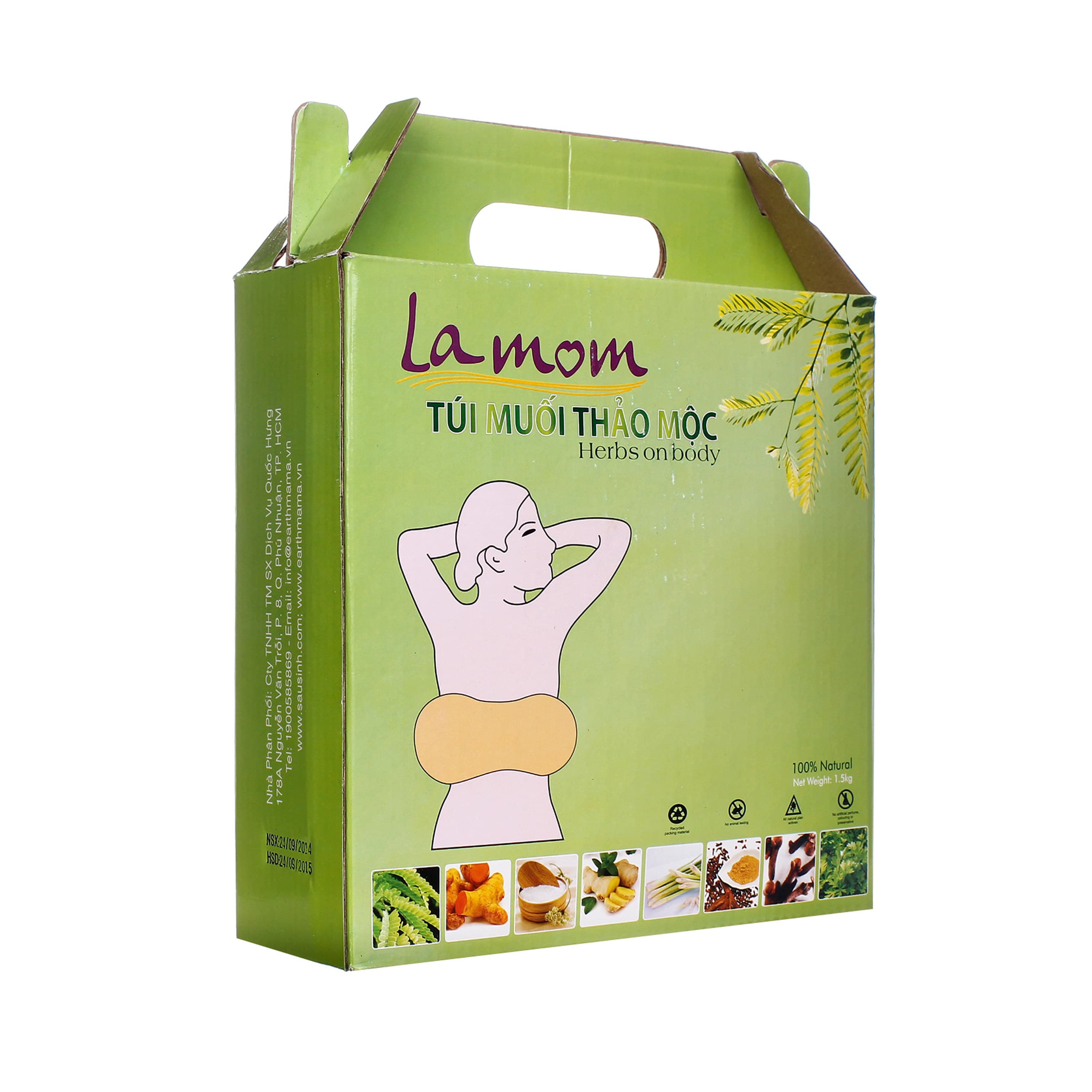Túi Muối Thảo Mộc Lamom 1.5kg